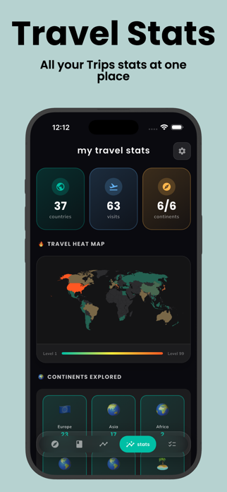 been: My Countries Visited Map Screenshot 2 of 5