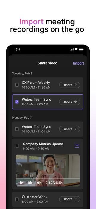 Vidcast by Webex Screenshot 4 of 6