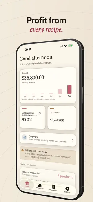 Receitório: Bakery Costing screenshot 1