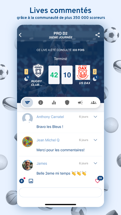 Score'n'co - Sport en direct