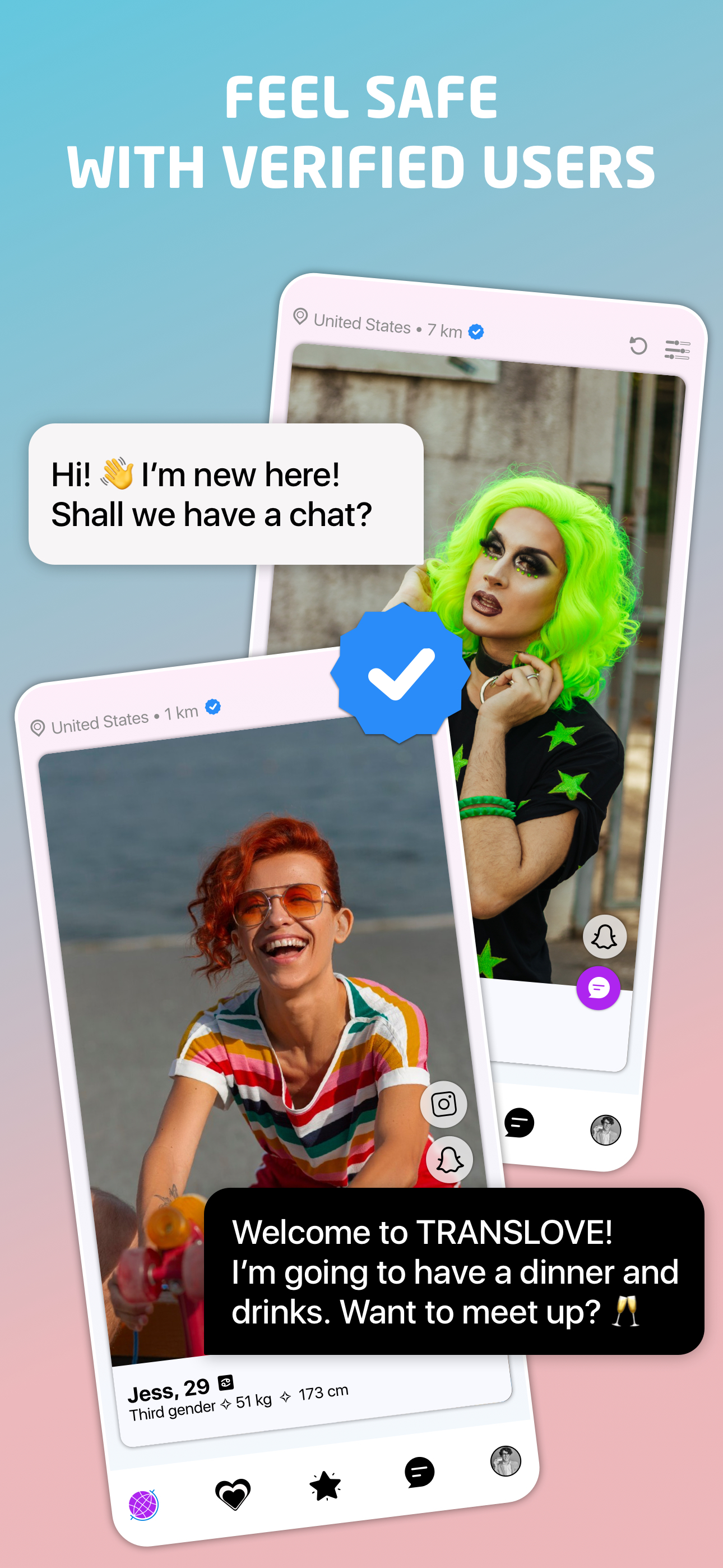 TRANSLOVE - Transgender Dating screenshot 5