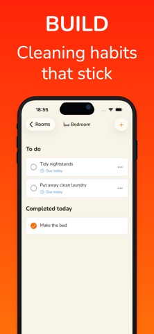 House cleaning app - Kleen iPhone screenshot