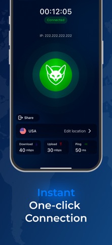 Felix VPN - Fast Secure Proxy iPhone screenshot