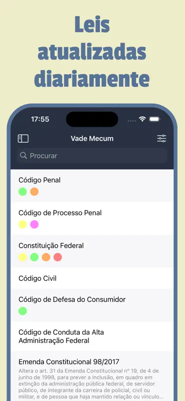 Vade Mecum 2026 Direito Brasil screenshot 6 of 6