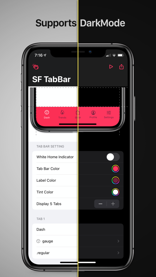 #1. SF TabBar (iOS) By: TapTeach LLC