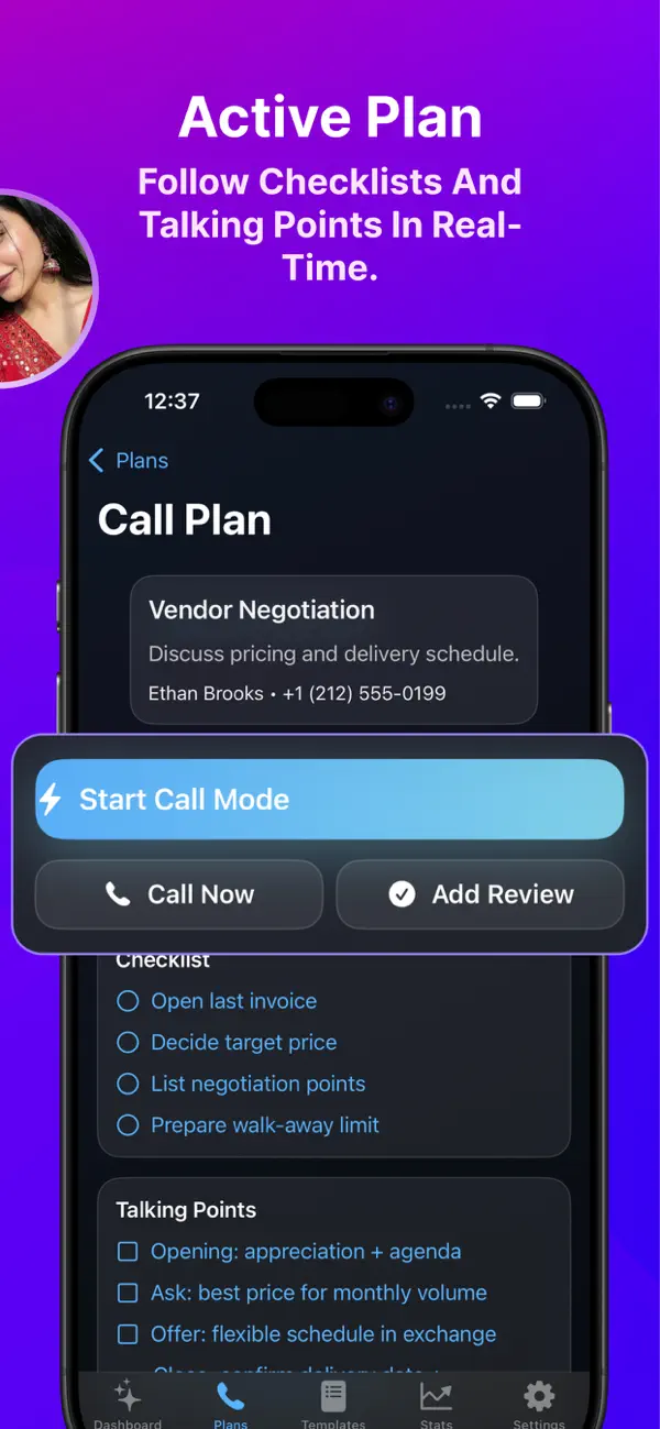 #5. Calllnsight Scripts (iOS) Ved: Parmar Sujitkumar