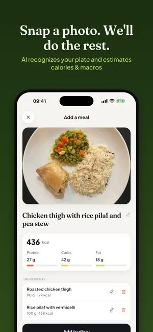 Tabak: Photo Calorie Counter screenshot 1
