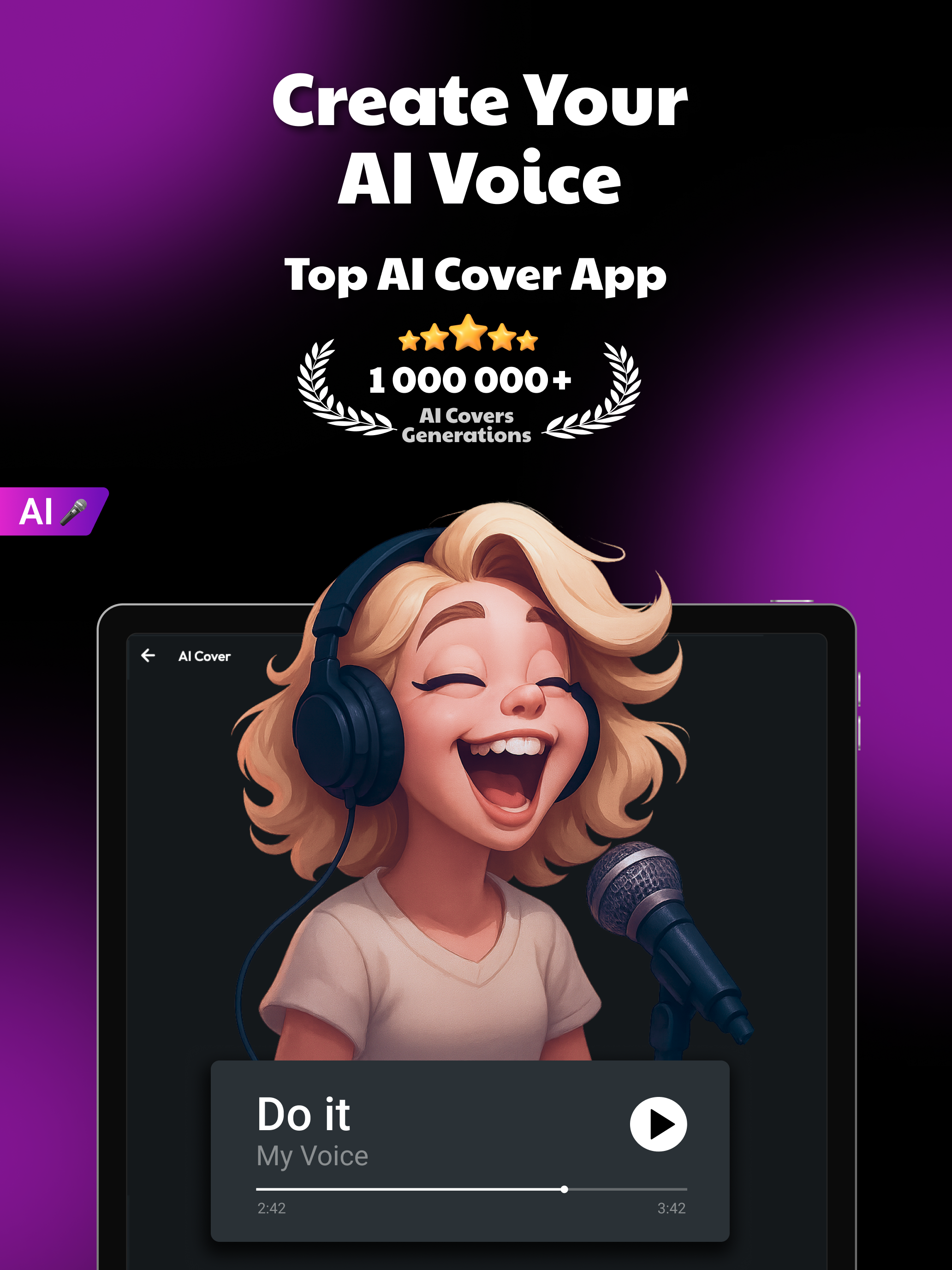 Songy: AI Voice & Music Cover