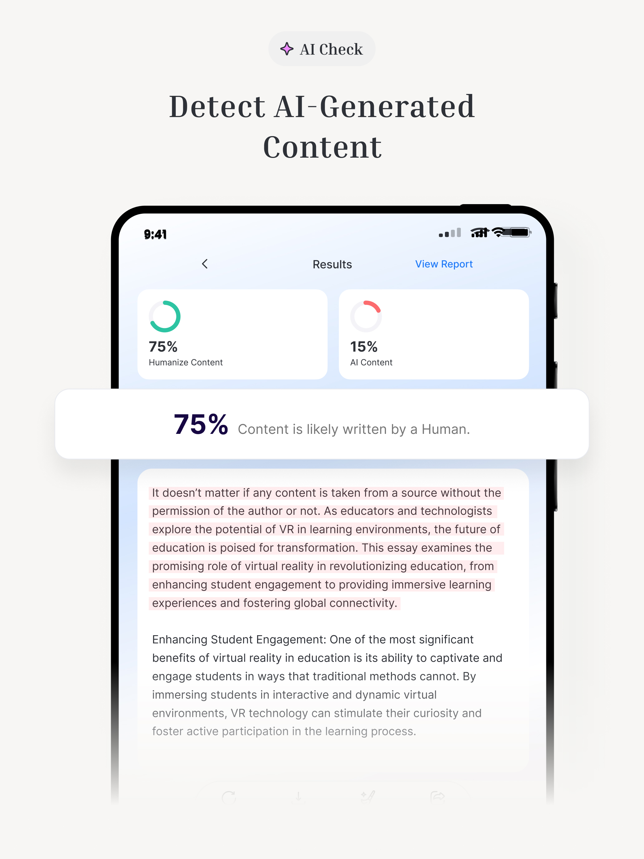 Plagiarism Checker - Humanizer