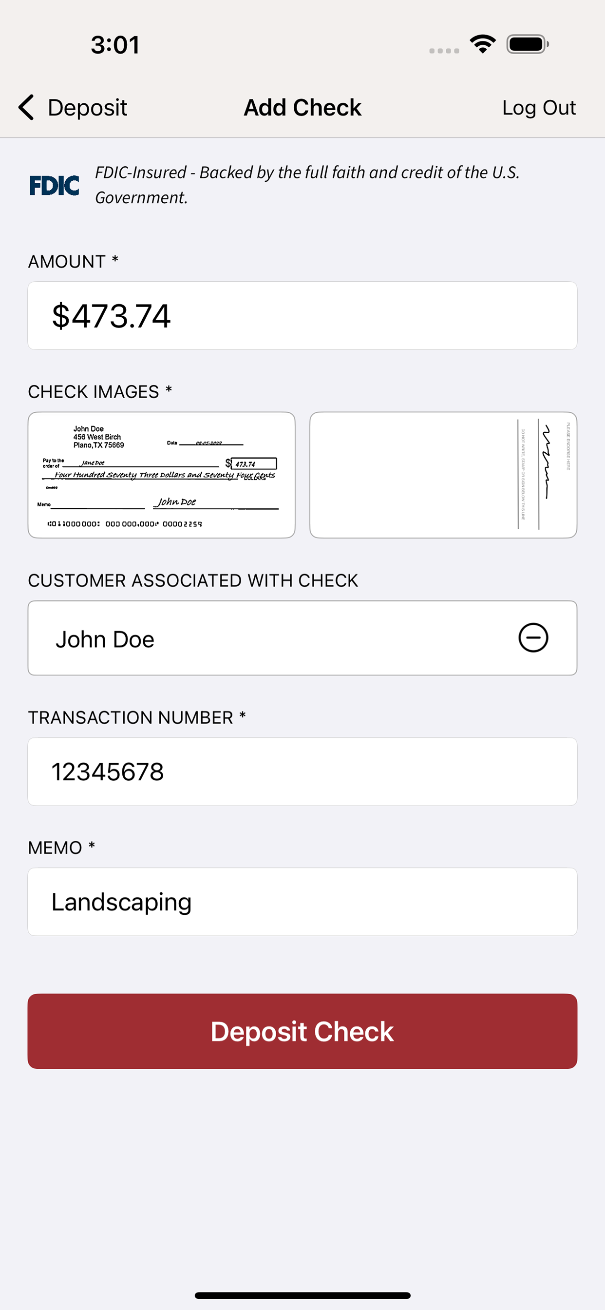 Deerwood Biz Mobile Deposit screenshot 4