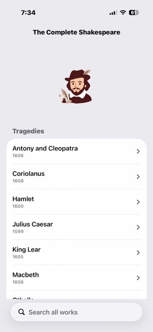 The Complete Shakespeare screenshot 1