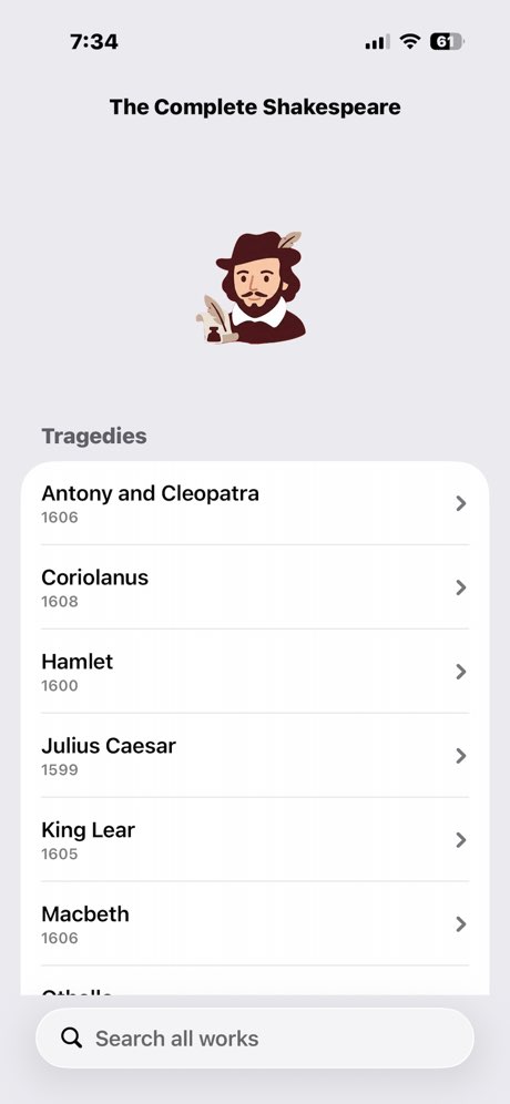 The Complete Shakespeare screenshot 5