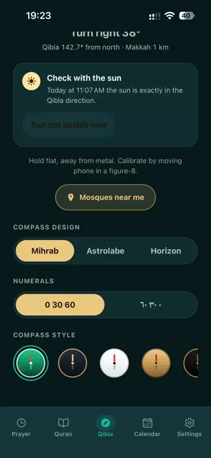 Salat: Prayer Times & Qibla screenshot 3