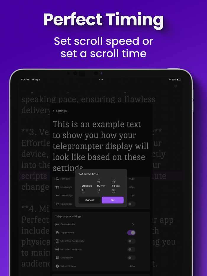 Telepromptly for video creator