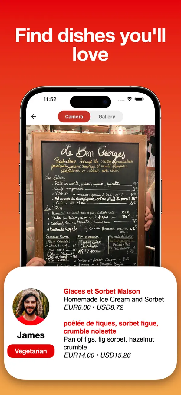 Screenshot #1 pour BestDish AI Personal Dish Pick