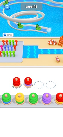 Swim Ring Jam: Slide Master Screenshot 3 of 8