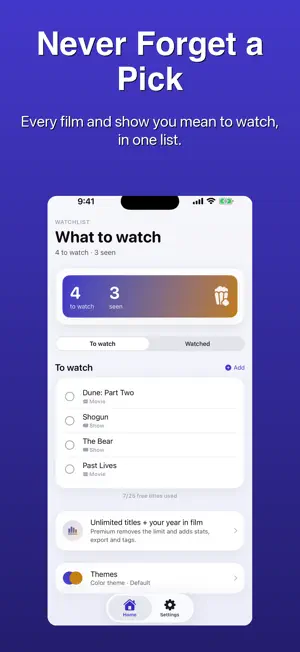 Movie Watchlist Tracker screenshot 1