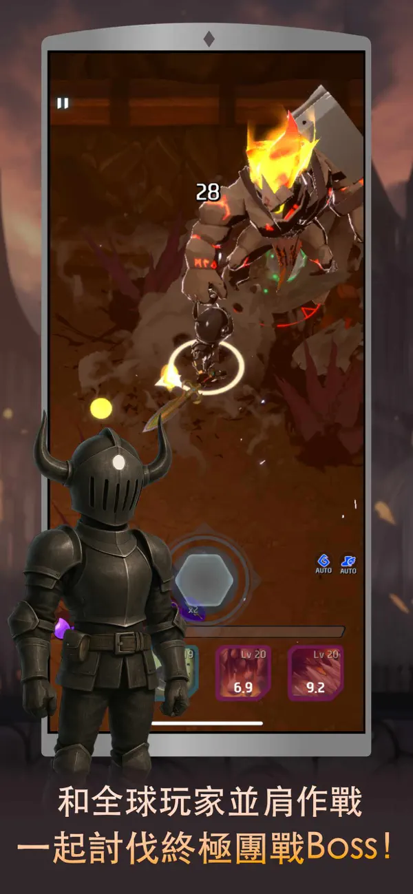 Arcane Knight : Idle RPG iOS Mod IPA screenshot 3 - iOS game interface