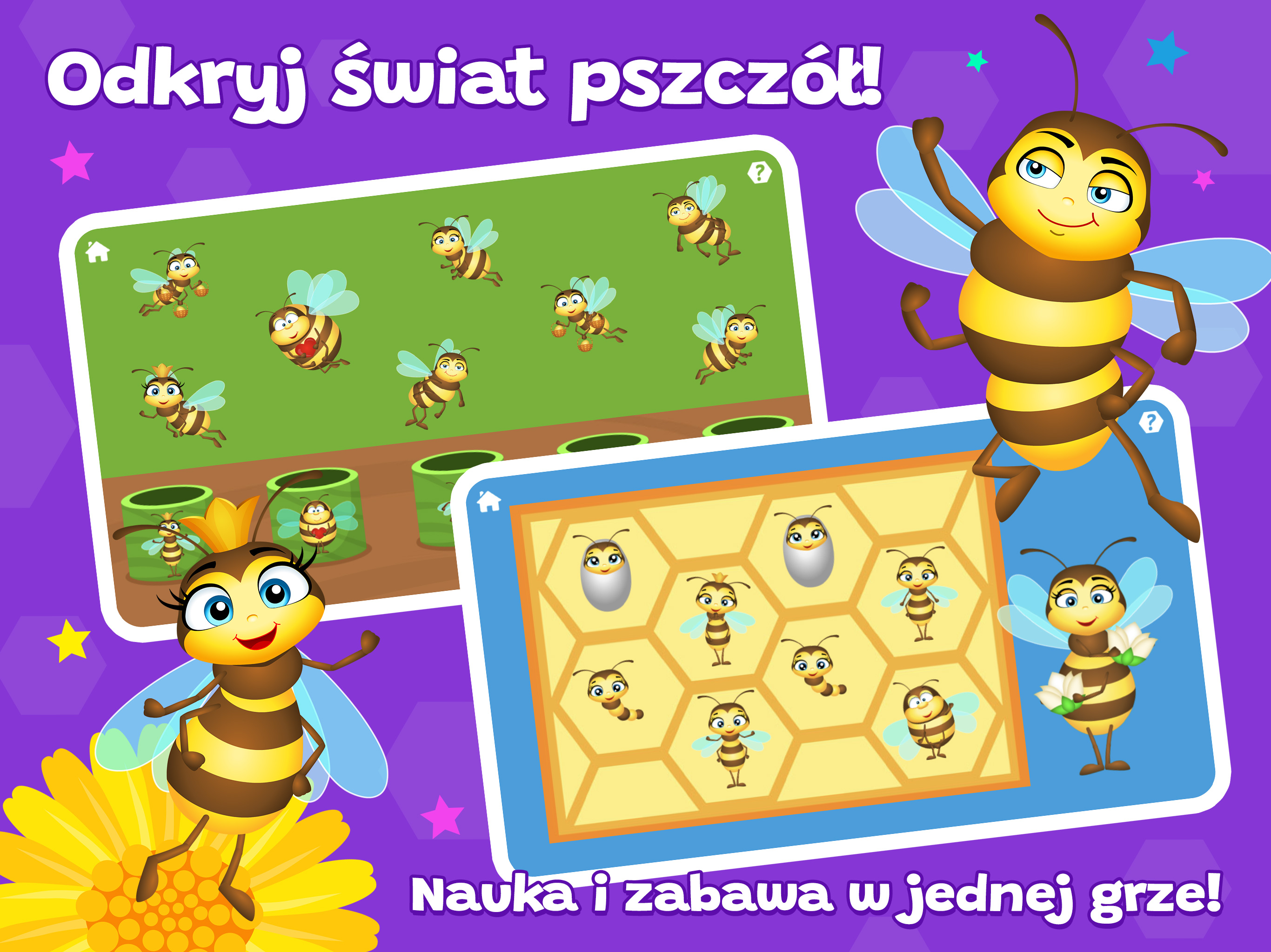 Pszczoły – gra dla Dzieci