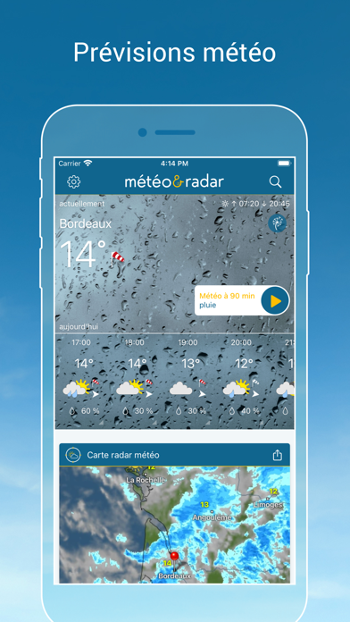 Screenshot #1 pour Météo & Radar Pro