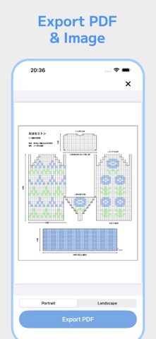 Knit Design - Japanese pattern iPhone screenshot