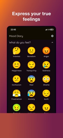 Emotion Journal & Mood Tracker Screenshot 2 of 5
