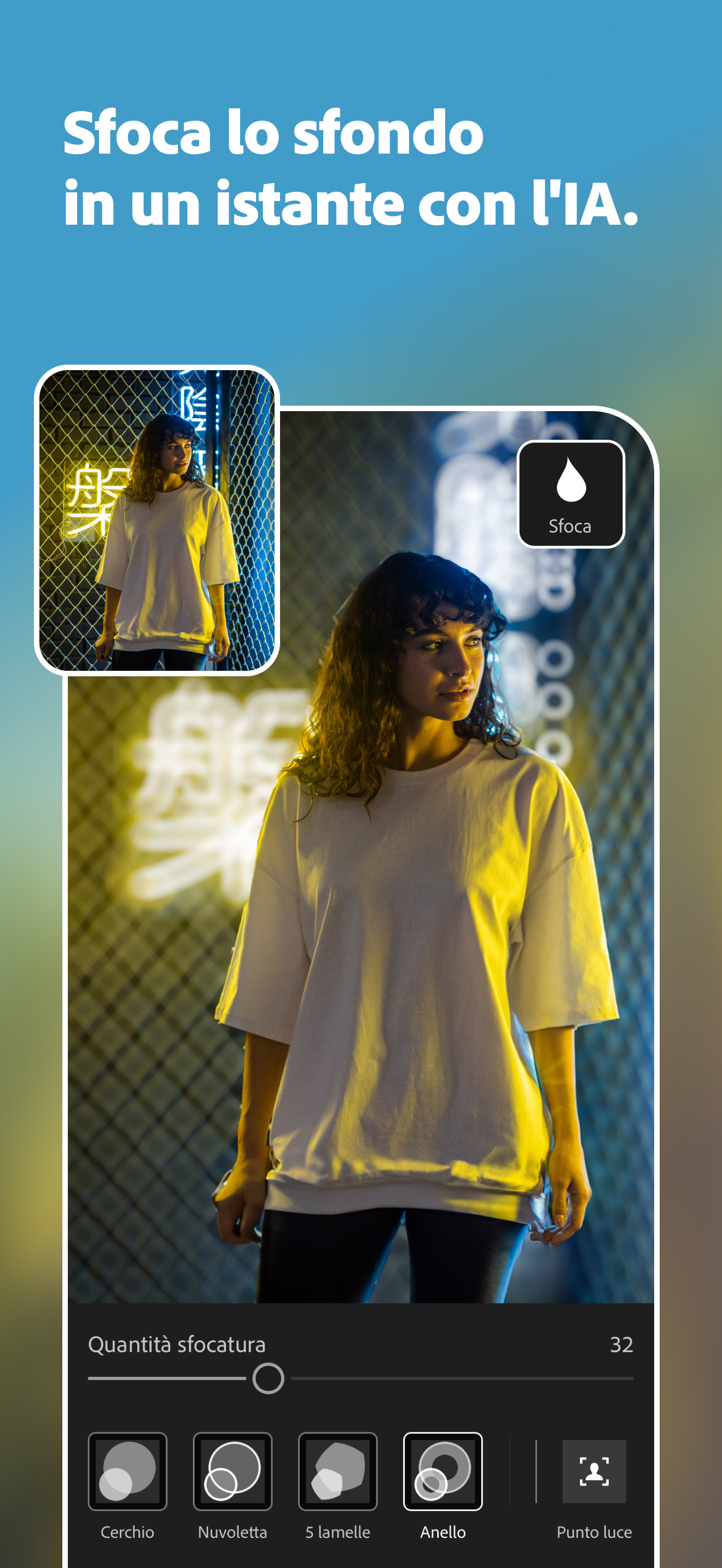Lightroom editor foto ritocco