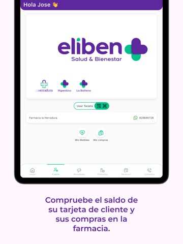 Eliben iPad screenshot