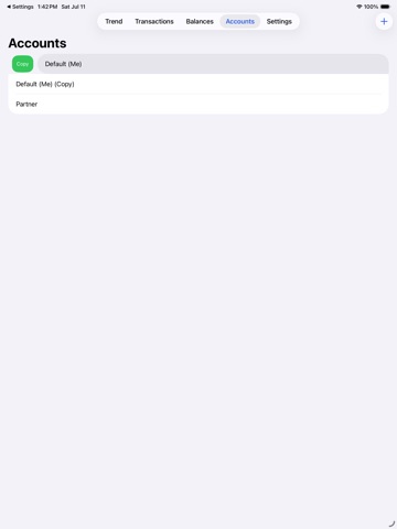 Money Forecast: CashFlow iPad screenshot