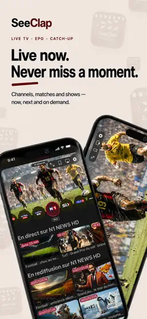 SeeClap: Xtream & IPTV Player screenshot 3