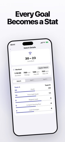 Handball Score Tracker Screenshot 4 of 8