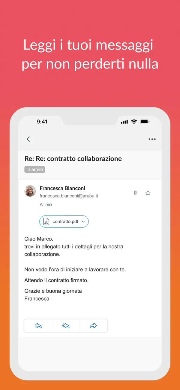 Screenshot #2 pour Aruba Mail