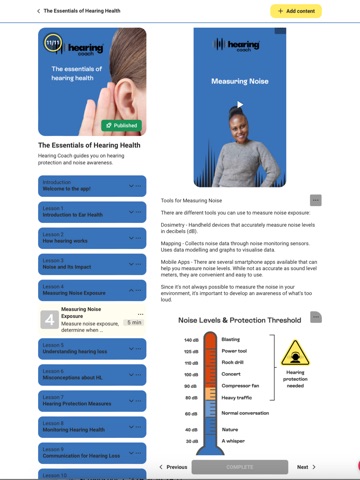 Hearing Coach iPad screenshot
