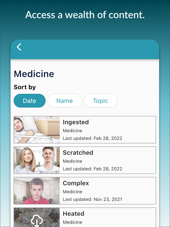 Clinical Sense iPad screenshot 5 - Medical app