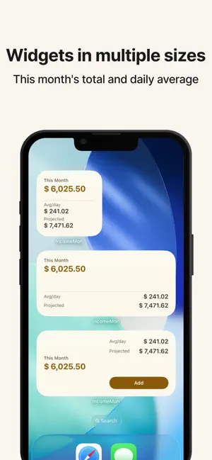 IncomeMon - Income Tracker screenshot 2
