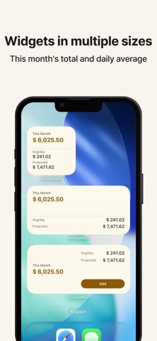 IncomeMon - Income Tracker Screenshot 2 of 6