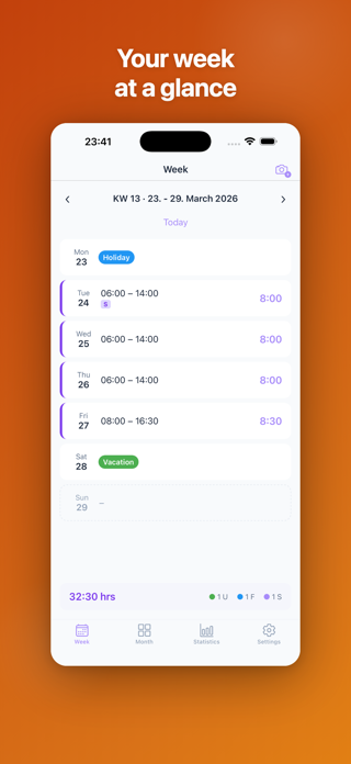 Taime - For shift workers Screenshot 1 of 5
