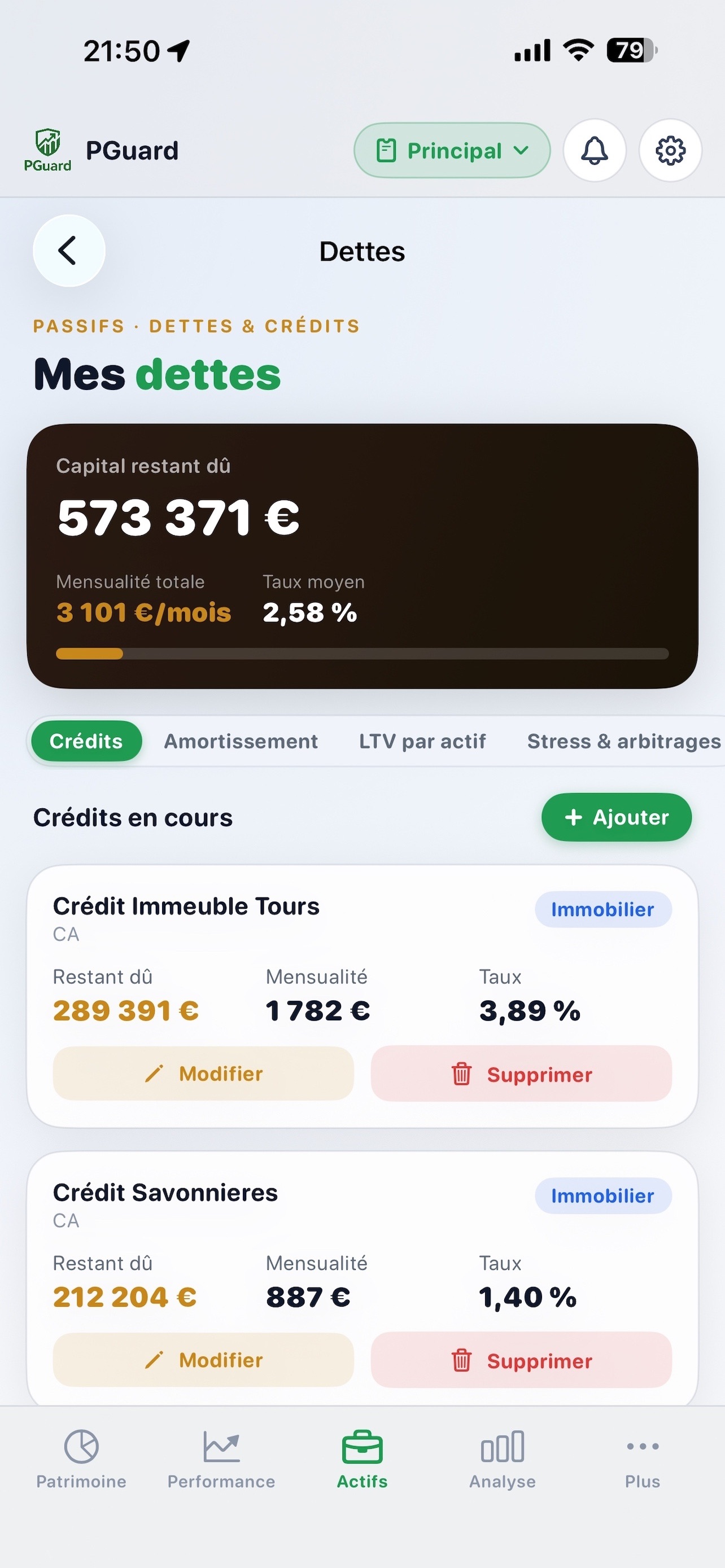 Screenshot 5 of PGuard : Suivi de patrimoine