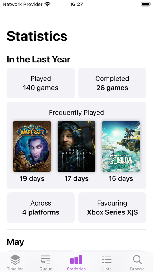 #4. Playlist: Video Game Tracker (iOS) By: Ben Walker