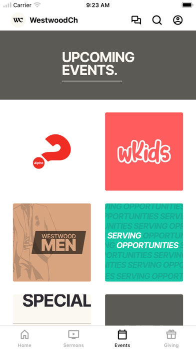App screenshot