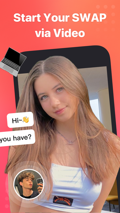 SWAP: VIDEO CHAT LIVE EXCHANGE Screenshot