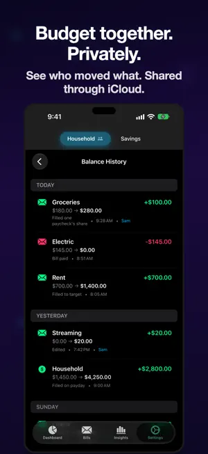 Enveloop: Envelope Budget screenshot 4