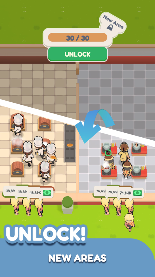 #7. Idle Food Tycoon 3D (iOS) By: UDO GAMES OYUN YAZILIM ANONIM SIRKETI