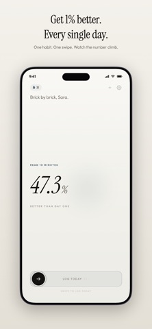 One Percent — Habit Tracker Screenshot 1 of 5