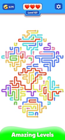 Wiggle Away: Snake Puzzle iPhone screenshot