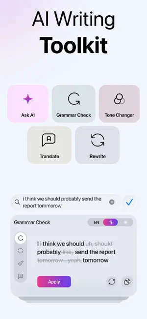 SwiftPress AI Writing Keyboard screenshot 4