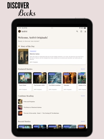 SetFri - Stories & Audiobooks iPad screenshot