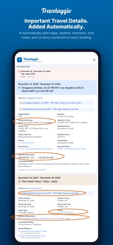 Travelaggio screenshot