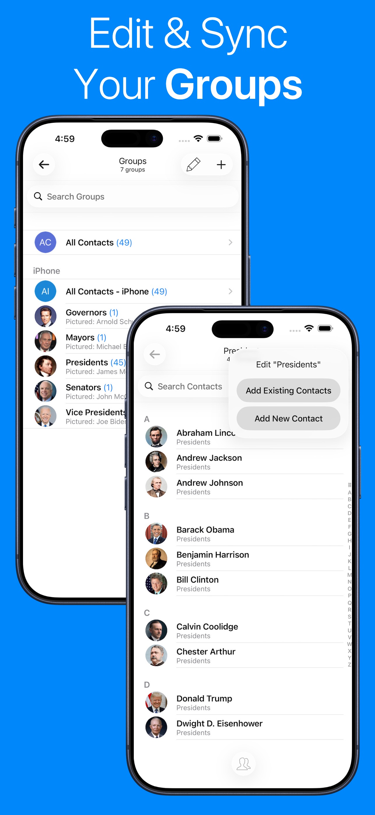 Contacts Sync: Google & More screenshot 6