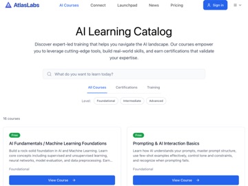 AtlasLabs iPad screenshot